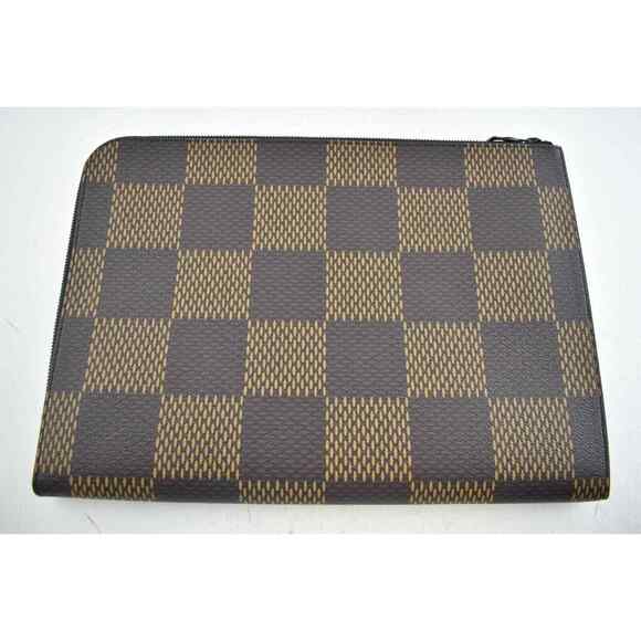 Louis Vuitton Nigo Pochette Jour GM Brown Giant Monogram Damier Ebene Clutch Bag - Picture 9 of 12